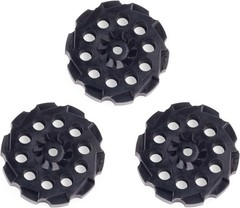Crosman 407T Replacement 10-Round Rotary Magazine (3-Count) ?ne ???k, black