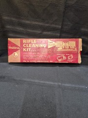 Vintage OUTERS #477 Rifle Cleaning Kit All Original Oil Tin Zink Clean Display