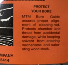 Universal Bore Guide Set, fits most bolt action rifles and MSR, .25 To .378