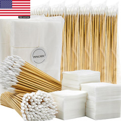 Gun Cleaning Supplies – Gun Cleaning Patches and Long Cotton Swabs Set, 6″ Cotto
