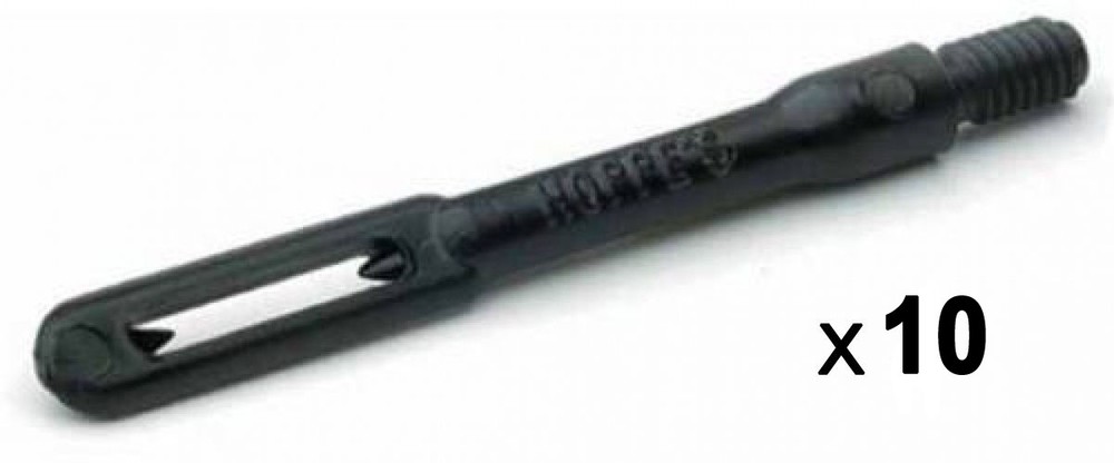 LOT of 10 Hoppe’s Hoppes Part# 1416 Slotted End 16/12 Gauge Black Plastic