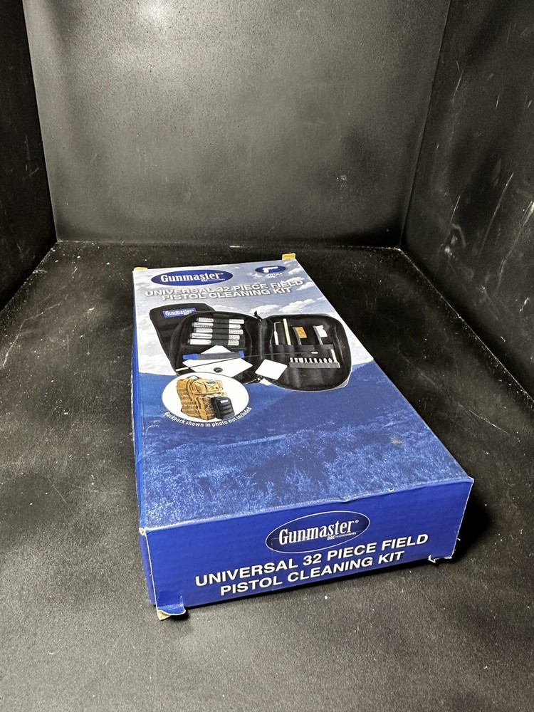 Gunmaster 32 Piece Universal Pistol Field Cleaning Kit 38278 NEW (z47)