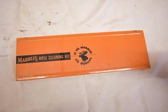 Vintage MARBLE’S Gun Cleaning Kit – Lead Top Gun Oil Tin NICE