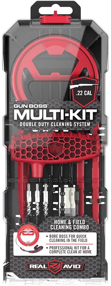 Real Avid Gun Boss Cleaning Multi-Kit, .22cal, AVGBMK22 Gun Cleaning Kit