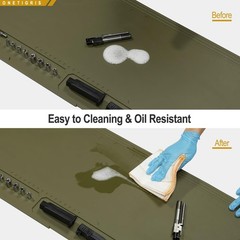 Extra Large Gun Cleaning Mat 48″x16″ – Magnetic, Anti-Slip, Oil Resistant Repair