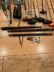 Large Lot Rifle Gun Cleaning Rods Kits