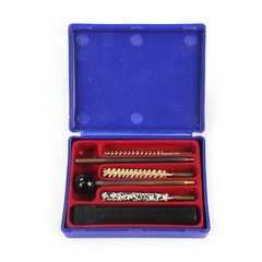 Pistol/Handgun .22cal 38/.357cal 9mm cal .44/.45cal Cleaning Kit Brush Hunting