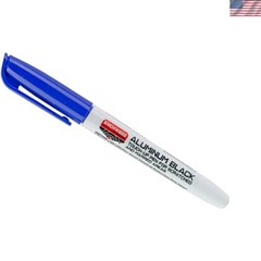 Fast-Drying Fast-Acting Aluminum Black Metal Finish Touch-Up Pen for Restorin…