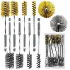 8 Pcs Drill Wire Bore Brush Set Wire Brush for Drill Bore Brush W8M43246
