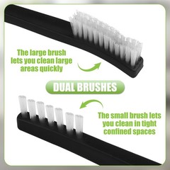 6PCS Double-Ended Gun Cleaning Brush Set Supplies Kit Black