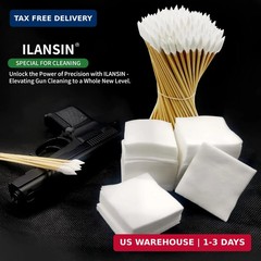 1700PCS gun cleaning supplies-1500PCS Gun Cleaning Patches +200PCS Gun Cleaning