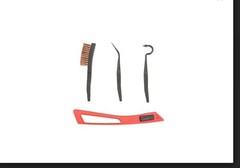 Allen Krome Gun Cleaning Tool W/Replacable Multi Heads 3 Tools In 1. E54