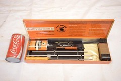 Vintage MARBLE’S Gun Cleaning Kit – Lead Top Gun Oil Tin NICE