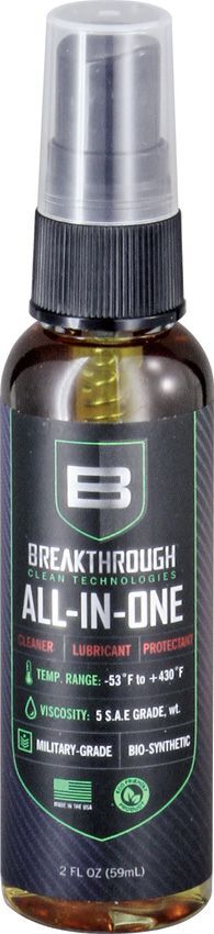 Breakthrough Cleaner Battle Born Bio-Synthetic Gun Cleaning Pump Spray BBAIO-2OZ
