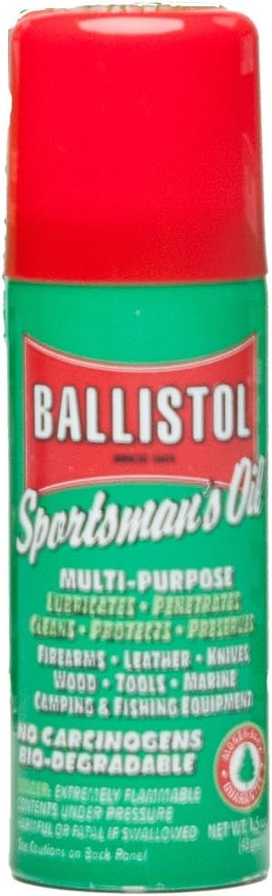 Ballistol Multi-Purpose Travel Size Non-CFC Aerosol Can Lubricant, 1.5 oz,