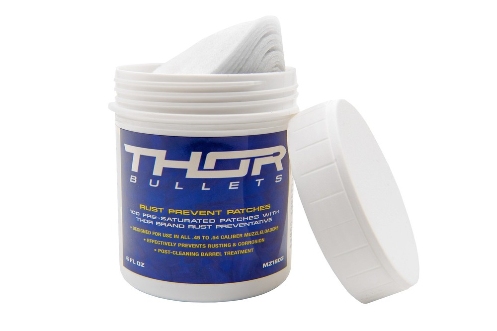 Thor Muzzleloader Rust Prevent Patches – 100 Pack – TH1803