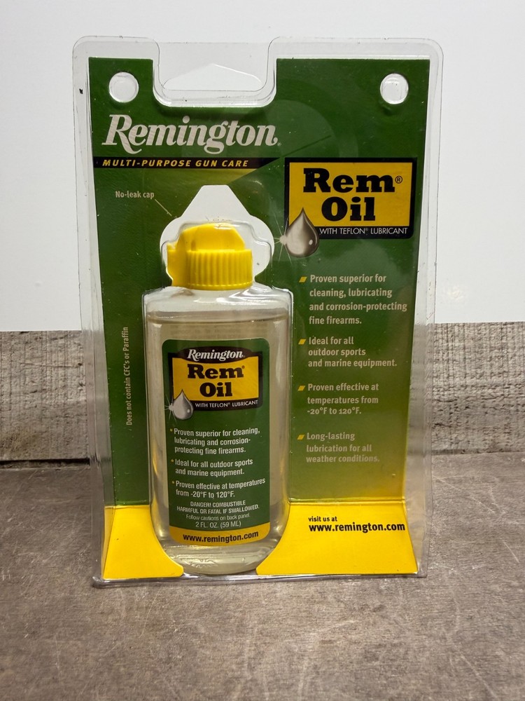 NEW! REMINGTON Rem-Oil Gun Oil – 1 – 2oz Squeeze Bottle