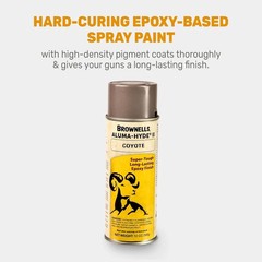 Brownells Aluma-Hyde II Epoxy Based Firearm 12 Ounce (Pack of 1), Coyote