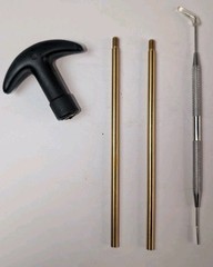 BOOSTEADY Gun Cleaning Kit w/ Case Brass Rods Brushes & Accessories