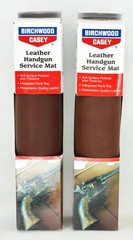 Set of 2 Birchwood Casey Handgun Leather Service Cleaning Mats 13”x23.5” 30225