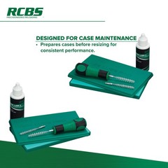 RCBS Case Lube Kit – Pad and Neck Brushes – Green One Size,