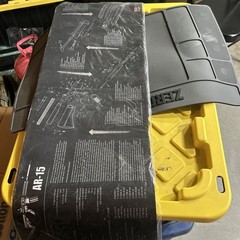 Tekmat 36in Printed Gun Cleaning Mat , Black, TEK-36-AR15