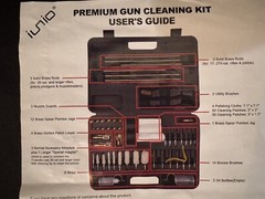 iunio Gun Cleaning Kit Universal Gun Cleaning All Caliber with Mat and Carryi…