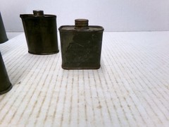 Military Items Tin Cans Gun Cleaning Plus Vintage