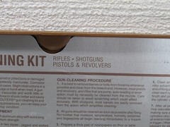 Vintage Outers Rifle Gun Cleaning Kit Good Condition Brown Case