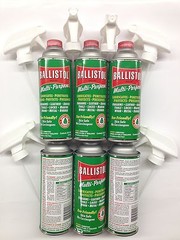 Ballistol Multi Purpose Lubricant Gun Cleaner-Case of 12-16oz cans w/ Sprayers