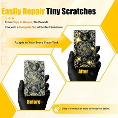 Card Care Cleaning Kit 17-in-1 Card Polishing Restoration Kit for Trading Cards