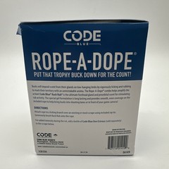 CODE BLUE OA1419 ROPE – A – DOPE Rack Rub Deer / Buck Scent Lure Branch Gel
