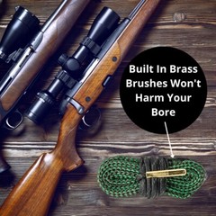.22 LR Gun Bore Cleaning Rope – Lifetime Breakage Warranty – Cobra Barrel Snakes