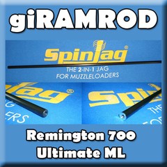 giRAMROD 22 13/16″-Remington 700 Ultimate-Muzzleloader Blackpowder ramrod 3/8Dia