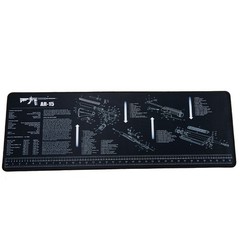AR-15 Gun Cleaning Mat, 35×12 inch Anti Slip Gun Mat for Workbench
