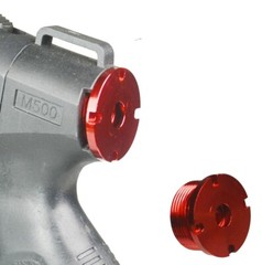 Mossberg 500 Shotgun Grip With Red End Cap/Sling Swivel and Wrench for the Cap