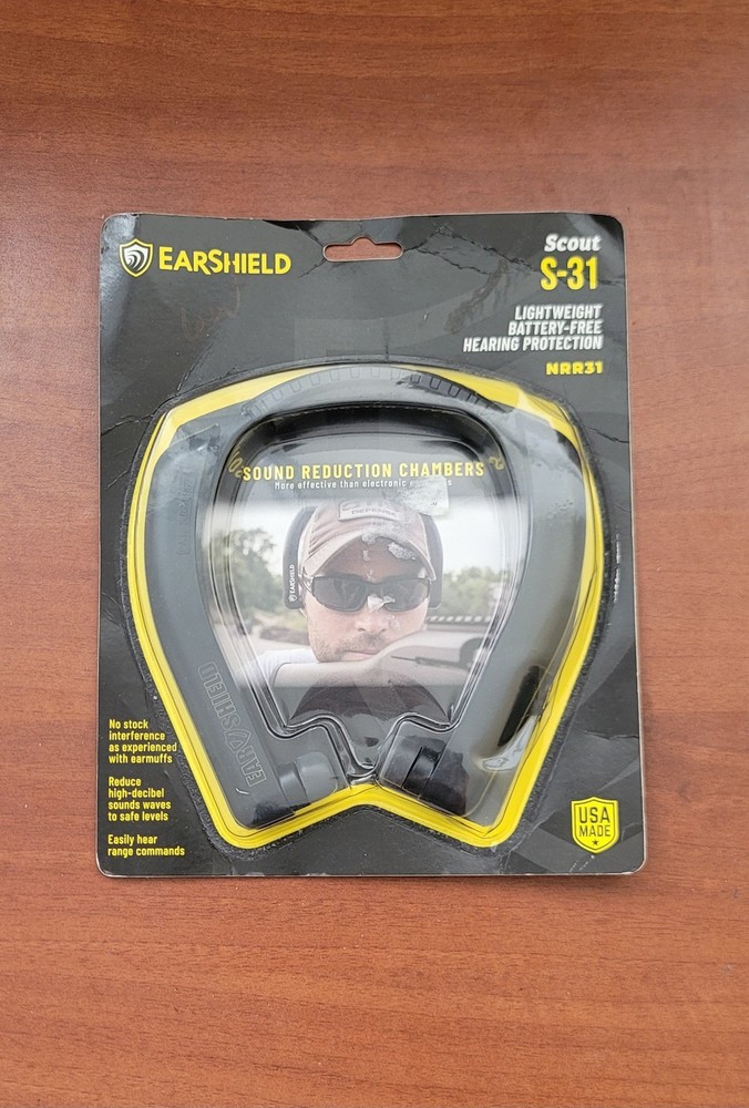 Otis Technology Ear Shield S31 Hearing Protection Scout S-31 Lightweight Blk