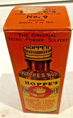 HOPPE’S TRADE NITRO POWER SOLVENT NO. 9 IN BOX TRUE VINTAGE