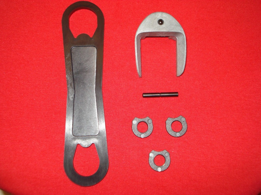 1911 Silver Double Stack Magwell, 1911 Barrel Bushing Wrench & 3 Recoil Buffers