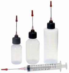 Plastic Squeeze Bottles 1oz,2oz,4oz,10ML Syringe 1.5″ Applicators For Gun Oil