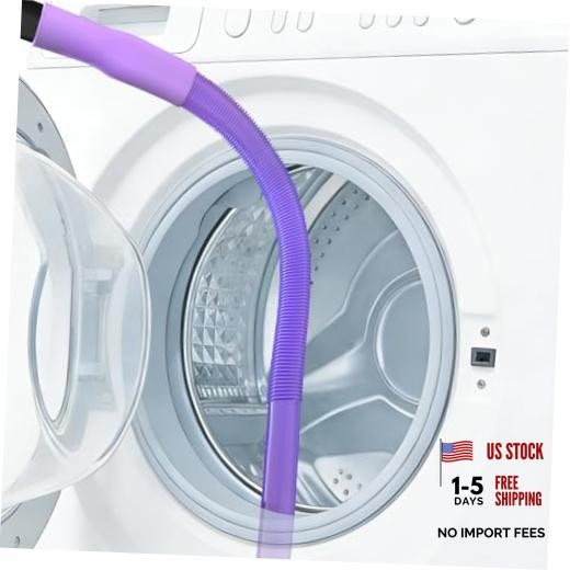 Upgraded Dryer Vent Cleaner Kit: Universal Vacuum Hose Attachment for Purple