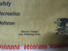 Vintage NRA Silicone Treated Gun Cleaning Cloth
