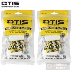 OTIS CLEANING PATCHES 2″ Small Caliber Firearms 200-pk FG-918-100 FAST SHIP