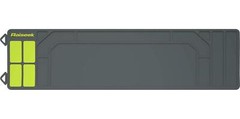 Rifle Shotgun Cleaning Maintenance Mat, Anti-Slip Magnetic, Grey 36 x 10