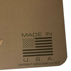 Cerus Gear 1911 Instructional Promat, Coyote Brown – Gun Cleaning Mat