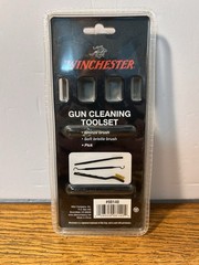 Winchester Gun Cleaning Toolset 3 Pc Kit Bronze & Nylon Brush Metal Pick New