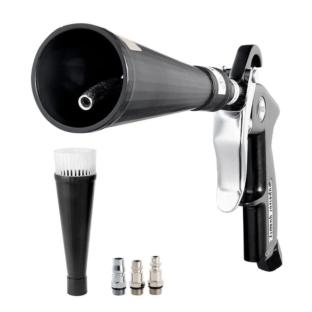 Car Cleaning Gun,6-9.2 Bar High-Pressure Air Blow Gun with 2 Set Nozzles