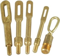Tipton Brass Slotted Tip Gun Jags for Rifles/Handguns – 4 Caliber Sizes Included