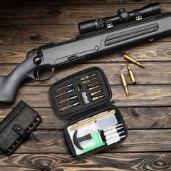 Universal Handgun Cleaning Kit for .22 .357/.38/9mm .40 .45 Caliber Pistol Gun B