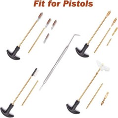 Gun Cleaning Kit Bronze Chamber Brush and Brass Holster Adapter